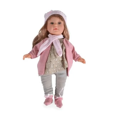 MONI Kinderpuppe 46 Cm Haare, Mütze, Bewegliche Arme Beine, Ab 3 Jahre Babypuppen 3 MONI Kinderpuppe 46 Cm Haare, Mütze, Bewegliche Arme Beine, Ab 3 Jahre Babypuppen