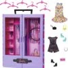 Barbie Fashionistas Kleiderschrank, 6 Kleiderbügel, Für Kinder Ab 3 Jahren