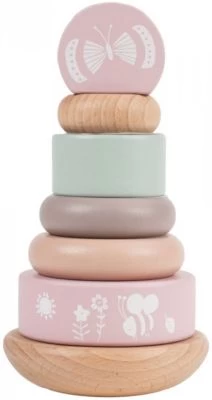 Mamabrum Holzstapelturm Stapeln Bausteine Entwicklungsspielzeug