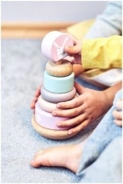 Mamabrum Holzstapelturm Stapeln Bausteine Entwicklungsspielzeug -Kinderspielzeugladen 24956758 04