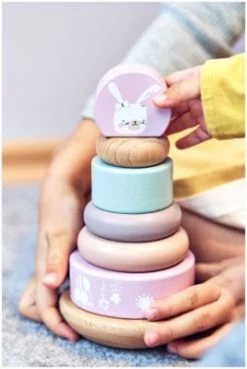 Mamabrum Holzstapelturm Stapeln Bausteine Entwicklungsspielzeug -Kinderspielzeugladen 24956758 05