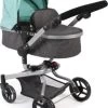 CHIC 2000 Kombi-Puppenwagen YOLO, Melange Anthrazit-mint -Kinderspielzeugladen 24957604 01