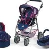 CHIC 2000 Kombi-Puppenwagen 3 In 1 Emotion All In, Stars Marine -Kinderspielzeugladen 24957620 01