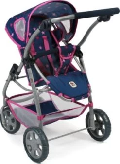 CHIC 2000 Kombi-Puppenwagen 3 In 1 Emotion All In, Stars Marine -Kinderspielzeugladen 24957620 04