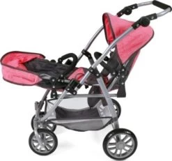 CHIC 2000 Tandem-Buggy Puppenzwillingswagen VARIO, Melange Anthrazit-pink 10 CHIC 2000 Tandem-Buggy Puppenzwillingswagen VARIO, Melange Anthrazit-pink -Kinderspielzeugladen 24957644 04