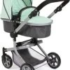 CHIC 2000 Kombi-Puppenwagen MIKA, Melange Anthrazit-mint -Kinderspielzeugladen 24957646 01