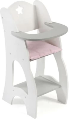 CHIC 2000 Puppen-Hochstuhl, Stars Grau