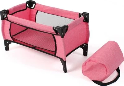 CHIC 2000 Puppen-Reisebett Deluxe, Melange Pink 3 CHIC 2000 Puppen-Reisebett Deluxe, Melange Pink