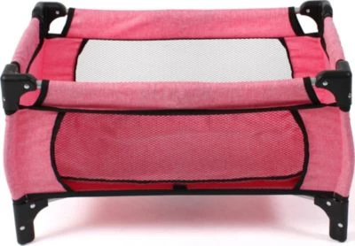 CHIC 2000 Puppen-Reisebett Deluxe, Melange Pink 4 CHIC 2000 Puppen-Reisebett Deluxe, Melange Pink – Bild 2