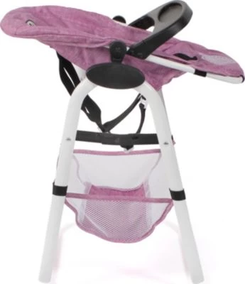 CHIC 2000 Puppen-Hochstuhl, Jeans Pink 4 CHIC 2000 Puppen-Hochstuhl, Jeans Pink – Bild 2