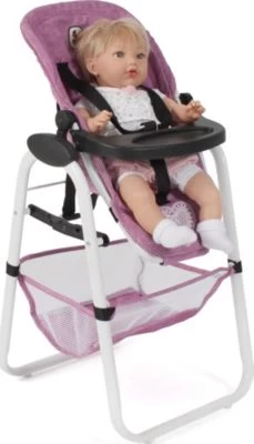 CHIC 2000 Puppen-Hochstuhl, Jeans Pink 6 CHIC 2000 Puppen-Hochstuhl, Jeans Pink – Bild 4