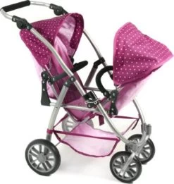 CHIC 2000 Tandem-Buggy Puppenzwillingswagen VARIO, Dots Bombeere -Kinderspielzeugladen 24957753 02