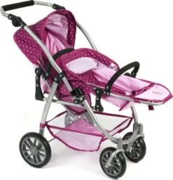 CHIC 2000 Tandem-Buggy Puppenzwillingswagen VARIO, Dots Bombeere -Kinderspielzeugladen 24957753 03
