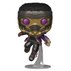 Funko POP! Marvel: What If...? - T'Challa Star-Lord Metallic #871