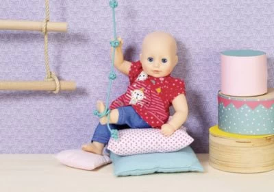 Dolly Moda Hängerchen + Hose Affe 36 Cm 5 Dolly Moda Hängerchen + Hose Affe 36 Cm – Bild 3