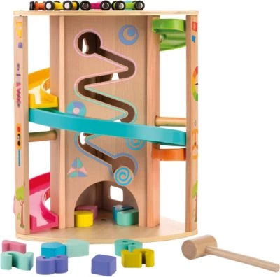 JOHN Kugelbahn Rolli Multifunktion Holz 3 JOHN Kugelbahn Rolli Multifunktion Holz