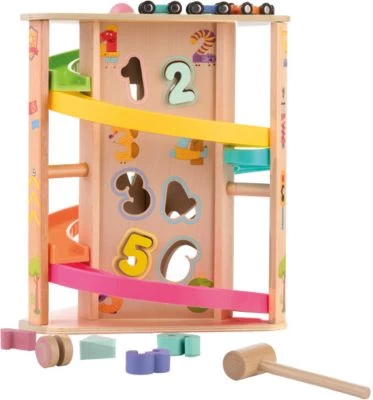 JOHN Kugelbahn Rolli Multifunktion Holz 4 JOHN Kugelbahn Rolli Multifunktion Holz – Bild 2