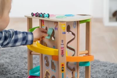 JOHN Kugelbahn Rolli Multifunktion Holz 6 JOHN Kugelbahn Rolli Multifunktion Holz – Bild 4