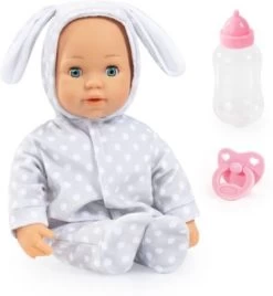 BAYER Anna First Words Baby 38 Cm, Grau