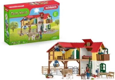 Schleich Farm World 42407 Bauernhaus Mit Stall Und Tieren 3 Schleich Farm World 42407 Bauernhaus Mit Stall Und Tieren