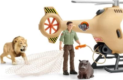 Schleich Wild Life 42476 Helikopter Tierrettung 8 Schleich Wild Life 42476 Helikopter Tierrettung – Bild 6
