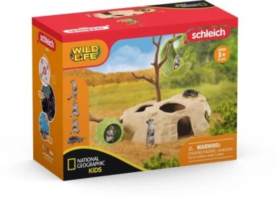 Schleich Wild Life 42530 Erdmännchen-Hügel Net Geo 4 Schleich Wild Life 42530 Erdmännchen-Hügel Net Geo – Bild 2