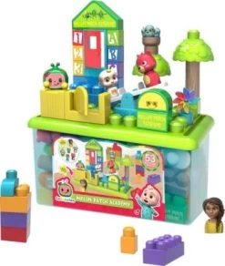 Just Play Cocomelon Melon Patch Academy Inkl. Figuren, 53-tlg. Bauklotz Mülleimer -Kinderspielzeugladen 25922411 03