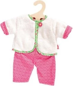 Heless Puppen-Wendejacke + Hose Blumi, Gr. 28-35 Cm