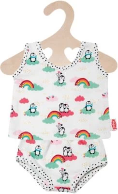 Heless Puppen-Unterwäsche Pinguin Pünktchen, Gr. 28-35 Cm