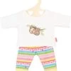 Heless Puppen-Pyjama Faultier Flauschi, Gr. 28-35 Cm -Kinderspielzeugladen 26080314 01