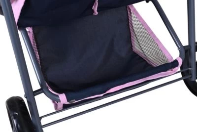 KNORRTOYS.COM Zwillingspuppenwagen Duo - Navy Pink Bear 7 KNORRTOYS.COM Zwillingspuppenwagen Duo - Navy Pink Bear – Bild 5