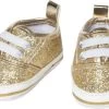 Heless Puppen-Glitzer-Sneakers, Gold, Gr. 30-34 Cm -Kinderspielzeugladen 26122305 01