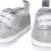 Heless Puppen-Glitzer-Sneakers, Silber, Gr. 30-34 Cm -Kinderspielzeugladen 26122306 01