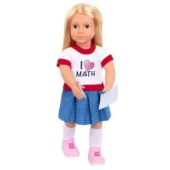 Our Generation Outfit Ich Mag Mathe Für 46 Cm Puppen