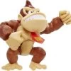 JAKKS PACIFIC World Of Nintendo - Donkey Kong Bewegliche Actionfigur, 15 Cm -Kinderspielzeugladen 26388476 01