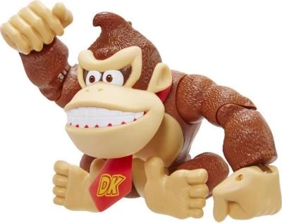 JAKKS PACIFIC World Of Nintendo - Donkey Kong Bewegliche Actionfigur, 15 Cm 4 JAKKS PACIFIC World Of Nintendo - Donkey Kong Bewegliche Actionfigur, 15 Cm – Bild 2