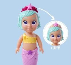 Badepuppe Vollvinyl New Born Baby Meerjungfrau, 30 Cm -Kinderspielzeugladen 26420552 06