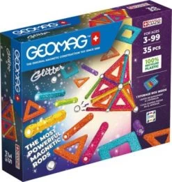 Geomag Glitter Recycled 35 Teile
