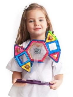 MAGNIKON Magnetische Bausteine MK-46 "Das Riesenrad", Magnet-Bauset Mit Drehachse, 46 Teile -Kinderspielzeugladen 26578551 04