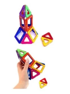 MAGNIKON Magnetische Bausteine, Magnetbau-Set Der Start, 14-Teilig, Standardgröße, Konstruktion Blöcke, Magnetbaukästen, Konstruktionsspielzeug, Magnetbausteine -Kinderspielzeugladen 26578553 03