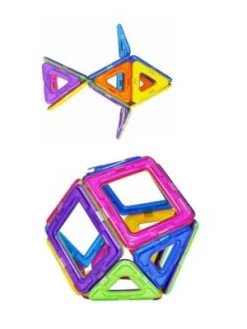 MAGNIKON Magnetische Bausteine, Magnetbau-Set Der Start, 14-Teilig, Standardgröße, Konstruktion Blöcke, Magnetbaukästen, Konstruktionsspielzeug, Magnetbausteine -Kinderspielzeugladen 26578553 04