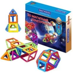 MAGNIKON Magnetische Bausteine “Der Komet” - Magnetbau-Set 30-teilig, Magnetbausteine, Ideal Als Konstruktionsspielzeug Zur Förderung Von Kreativität & Motorik, Spielzeug Für Kinder Ab 3 Jahre