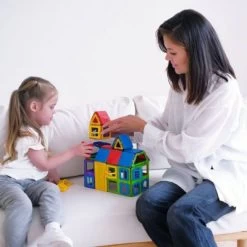 MAGNIKON Magnetische Bausteine MK-84, Magnetbau-Set "Das Schloss", 84-Teilig, Standardgröße, Konstruktion Blöcke 9 MAGNIKON Magnetische Bausteine MK-84, Magnetbau-Set "Das Schloss", 84-Teilig, Standardgröße, Konstruktion Blöcke -Kinderspielzeugladen 26669003 02