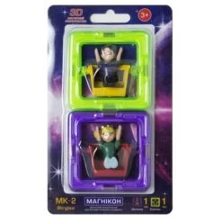 MAGNIKON Magnetische Bausteine Mädchen Und Junge, Zusatzteile, Ergänzungsset, Standardgröße