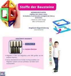 MAGNIKON 2 Stück Magnet Click-Räder Für Magnetische Bausteine, Ergänzungsset, Zusatzteile, Standardgröße -Kinderspielzeugladen 26669009 05
