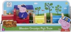 EOne Holz Spielzeug Peppa Wutz - Eisenbahn (mit Opa Wutz Figur) -Kinderspielzeugladen 26828103 03