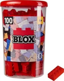 Simba Blox 100 Rote 8er Steine In Dose