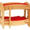 Erst-Holz® Drewart Stockbett Mit Mond Und Bettzeug Holzspielzeug Erle Massivholz -Kinderspielzeugladen 27038056 01