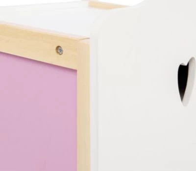 Roba Puppenkleiderschrank Scarlett Zum Verstauen Von Puppenkleidung Und Zubehör, Weiß Lackiert 8 Roba Puppenkleiderschrank Scarlett Zum Verstauen Von Puppenkleidung Und Zubehör, Weiß Lackiert – Bild 6