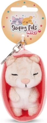 NICI Schlüsselanhänger Sleeping Pets Katze 8cm